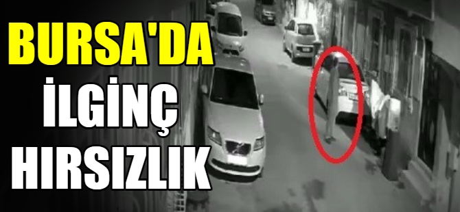 Motosikletin brandasını çaldı