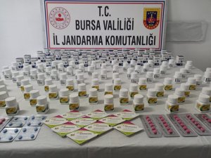 Bursa'da cinsel gücü arttırıcı ilaç baskını