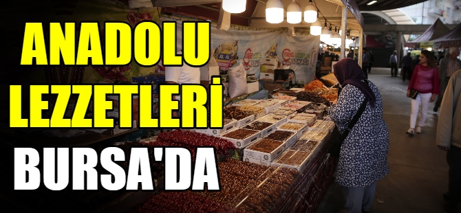 Anadolu lezzetleri Bursa'da