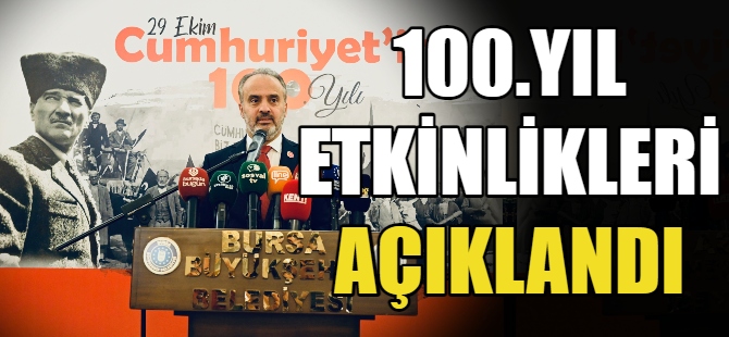 Cumhuriyet, 100 yıllık coşkuyla kutlanacak