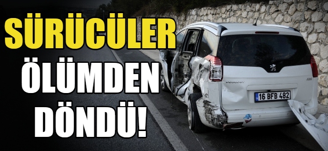 Kazada ölümün kıyısından döndüler