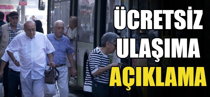 Ücretsiz ulaşıma açıklama