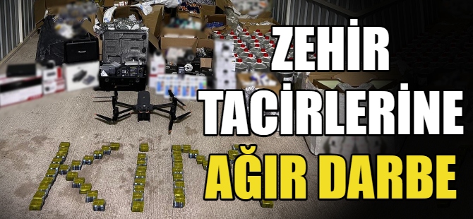 Zehir tacirlerine ağır darbe