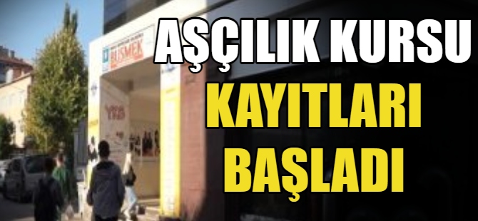 BUSMEK aşçılık kursu başlıyor