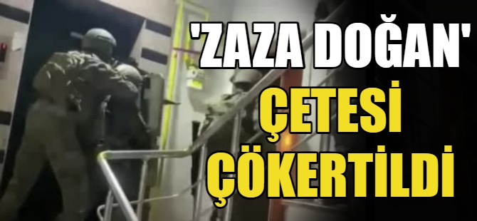 'Zaza Doğan' çetesi çökertildi