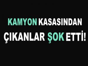 Kamyon kasasında 82 kaçak yakalandı