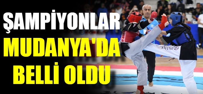 Şampiyonlar Mudanya'da belli oldu