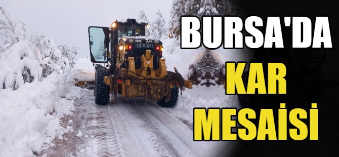 Bursa'da kar mesaisi