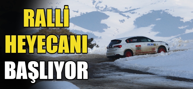 Sarıkamış'ta Ralli heyecanı