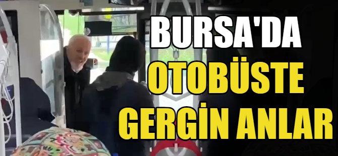 Otobüs şoförü yolcuyla tartıştı