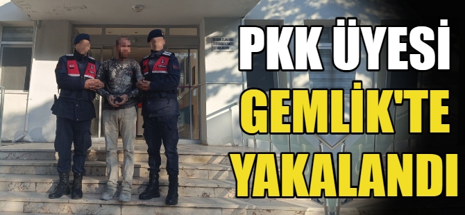 PKK üyesi Gemlik'te yakalandı