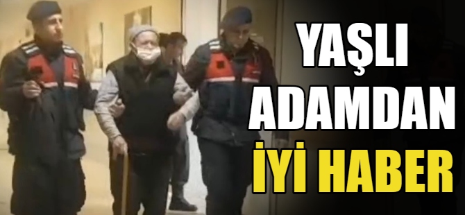 Yaşlı adam serbest bırakıldı