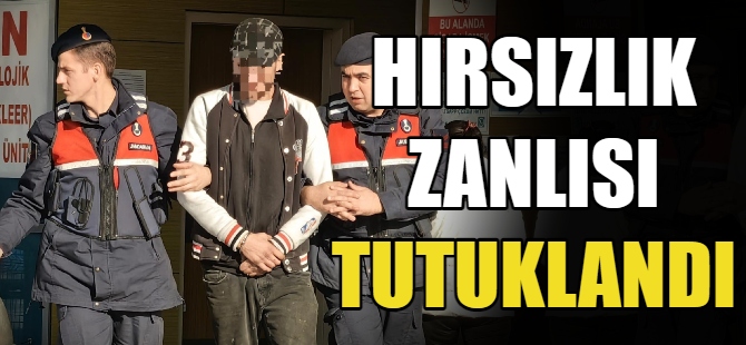 Hırsızlık zanlısı tutuklandı