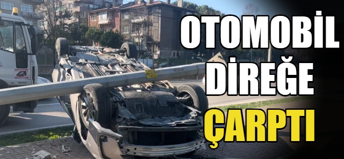 Otomobil takla attı