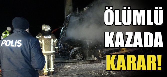 Ölümlü kazada karar