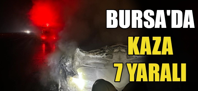 Bursa'da kaza: 7 yaralı