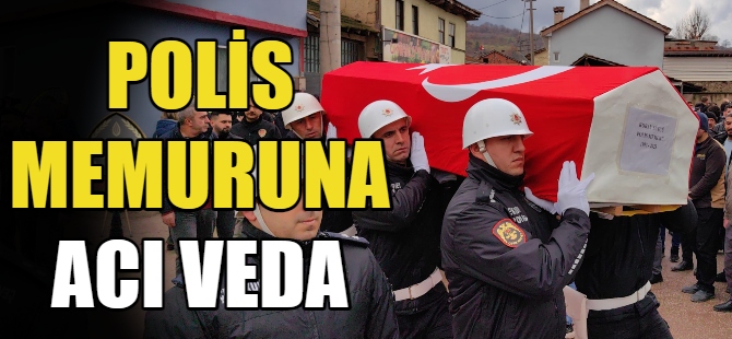 Genç polis son yolculuğa uğurlandı