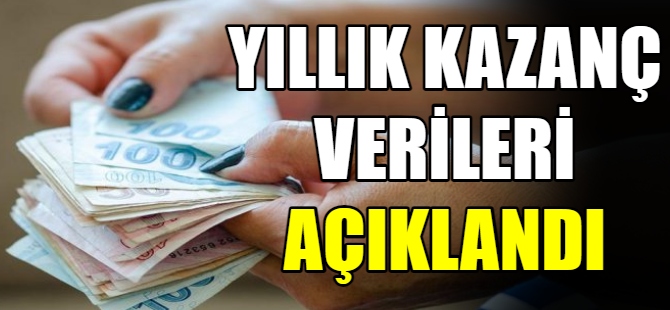 Kazanç yapısı istatistikleri açıklandı