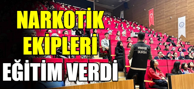 Narkotik ekipleri eğitim verdi