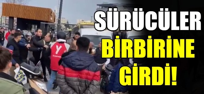 Bursa'da yol verme kavgası