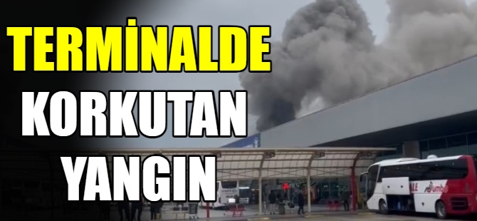 Otobüs Terminali'nde yangın