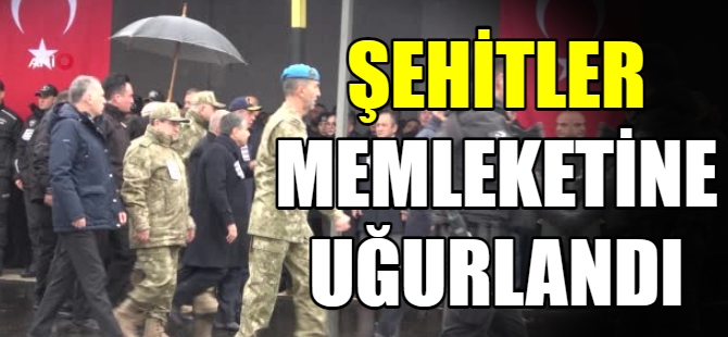 9 şehit memleketlerine uğurlandı