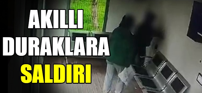 Akıllı duraklara saldırı