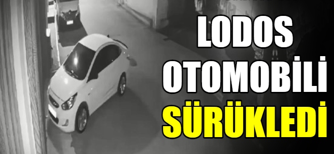 Lodos otomobili sürükledi