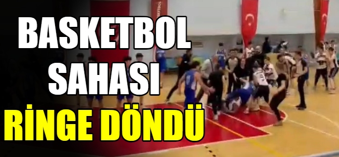 Basketbol sahası ringe döndü