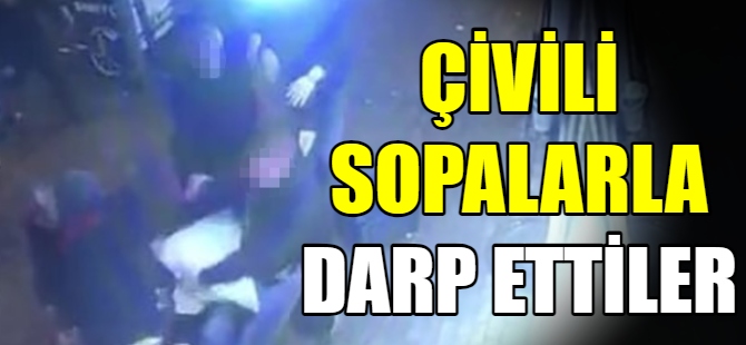 Çivili sopalarla kavga