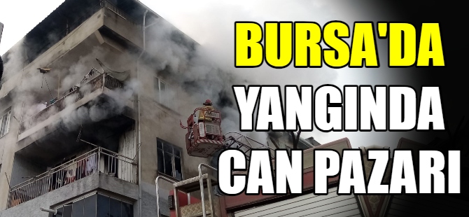 Bursa'da yangın paniği