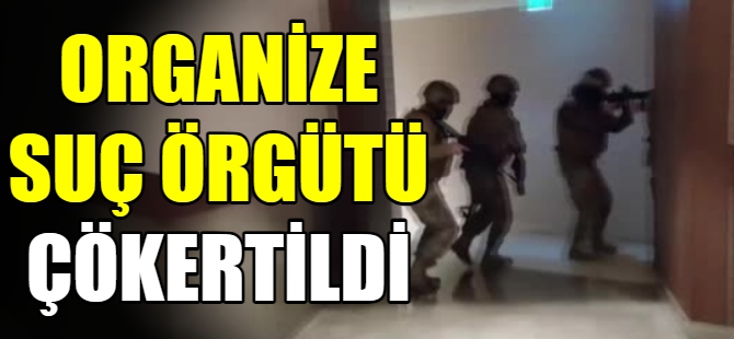 Organize suç örgütü çökertildi