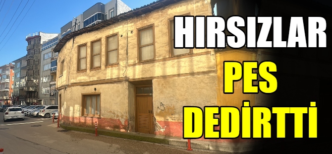 Bursa'da hırsızlar pes dedirtti