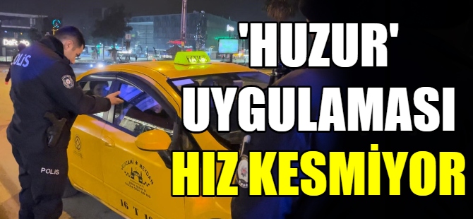 Bursa’da ‘huzur’ uygulaması