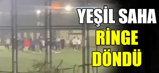 Yeşil saha ringe döndü