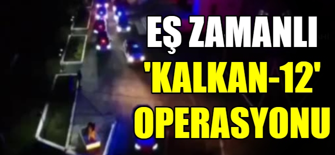 Eş zamanlı Kalkan-12’ operasyonu