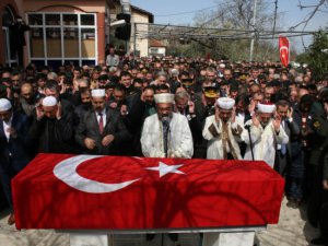 Bursa şehidini uğurladı