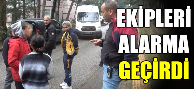 Asılsız ihbar polisi alarma geçirdi