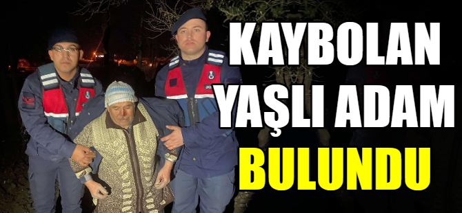 Kaybolan yaşlı adam bulundu