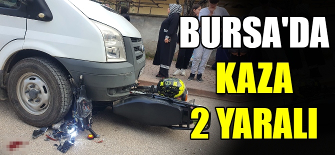 Bursa'da kaza: 2 yaralı