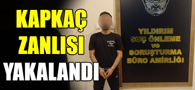 Kapkaç zanlısı yakalandı