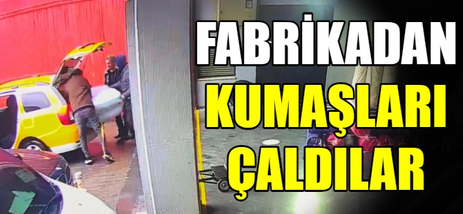 Fabrikaya işçi gibi gelip hırsızlık yaptılar