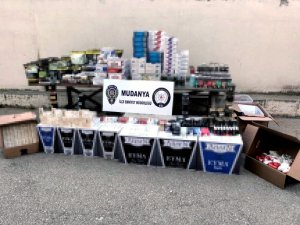 Bursa’da kaçak tütün baskını