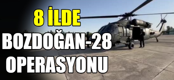 8 ilde "Bozdoğan-28" operasyonu