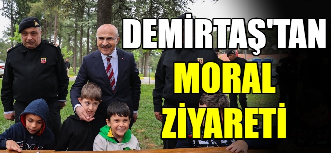 Vali Demirtaş'tan moral ziyareti