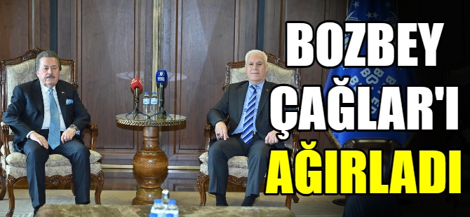 Bozbey, Cavit Çağlar’ı ağırladı