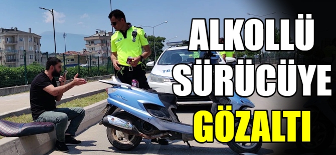 Çalıntı motosikletle yakalandı