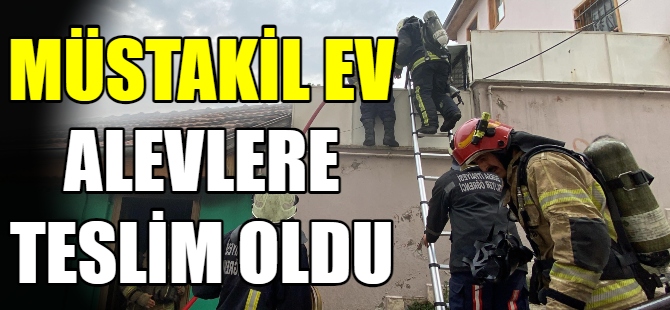 Müstakil ev küle döndü