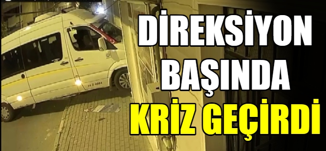 Kalp spazmı geçiren şoför dükkana daldı