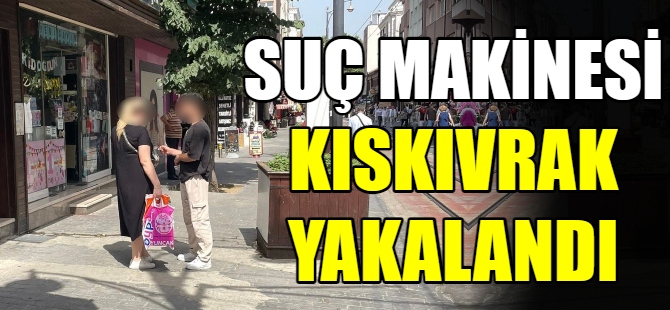 Suç makinesi yakalandı